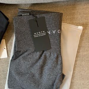 NVGTN Black speckled seamless leggings